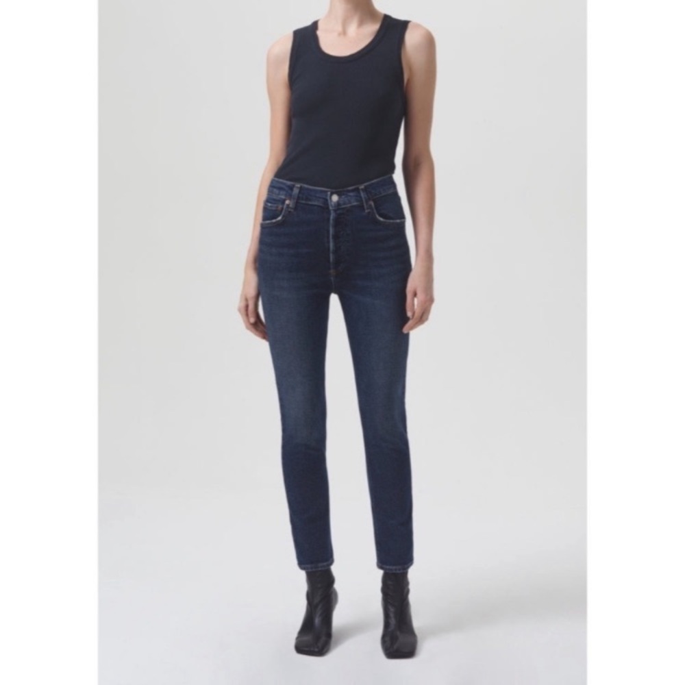 Agolde Nico High Rise Slim Fit (Stretch) Jeans